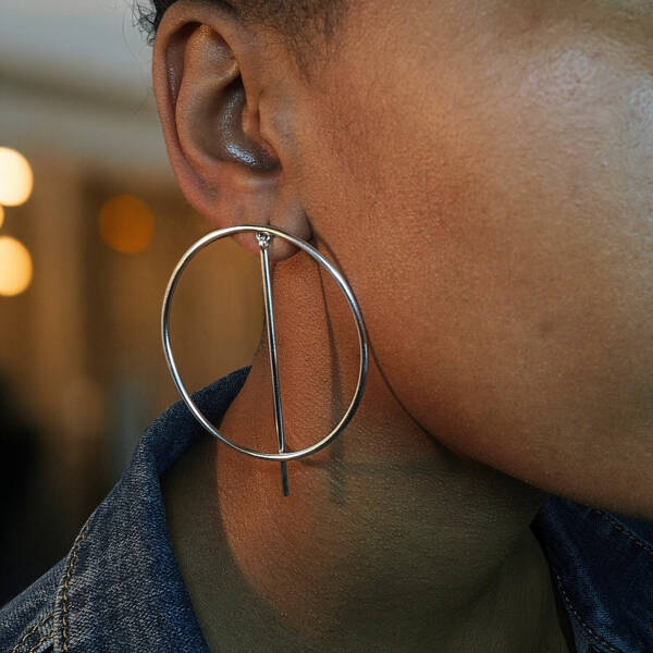 Boucles d'oreilles Equilibre #1 XL – Image 3
