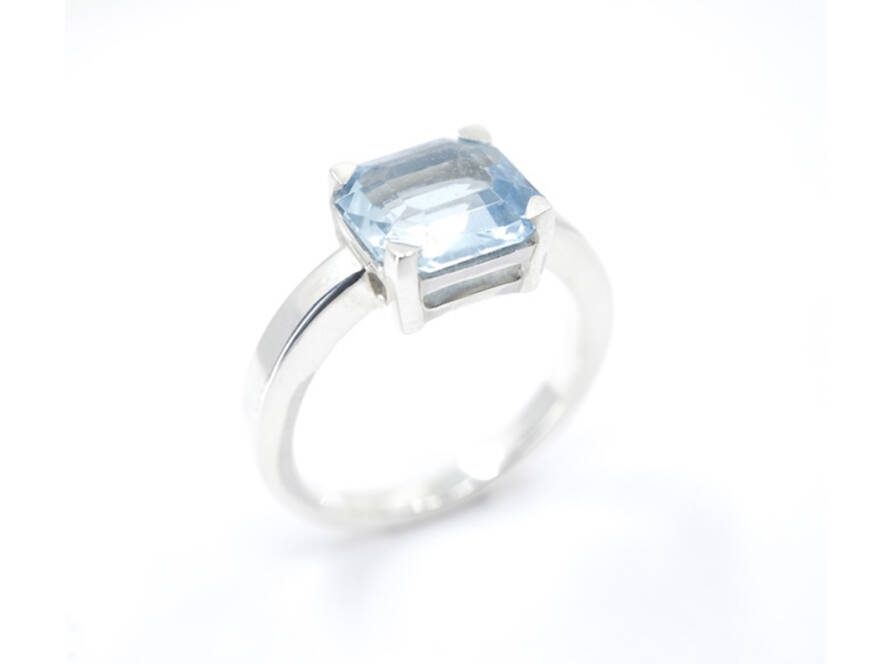 bague topaze - Atelier création bijoux Lucile Favrat Cosne sur Loire