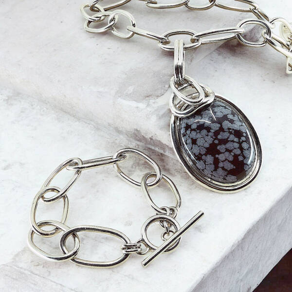 Bracelet et Collier Chaîne Dea Lucile Favrat Bijoux